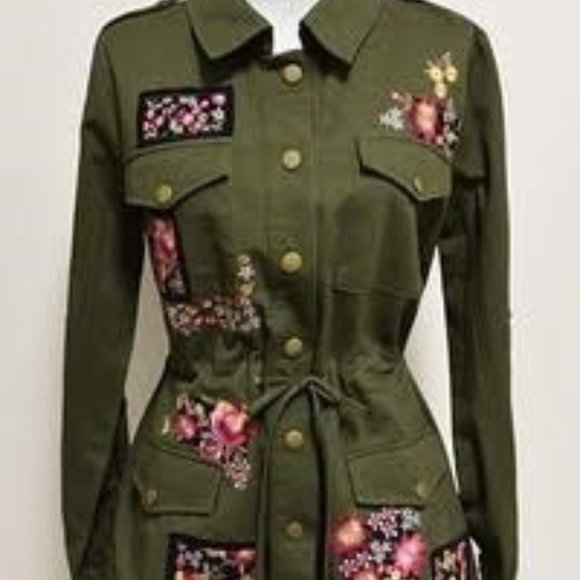 Embroidered Utility Jacket - Picture 1 of 1